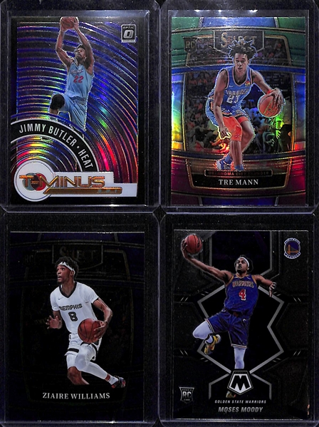 (10) Sports Cards inc. Mostly Basketball Cards - 2023 Upper Deck Game Dated Moments Connor Bedard Rookie (GMA 10), 2022-23 Select Zion Williamson En Fuego (SGC 10), +